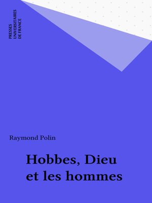 cover image of Hobbes, Dieu et les hommes
